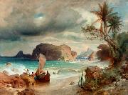 Ferdinand Keller Brazilian coastal landscape Germany oil painting artist